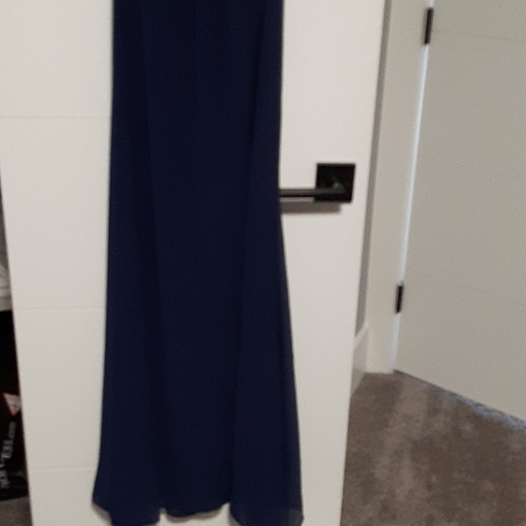 BNWT Tfnc London cache glamour maxi navy dress - Picture 4 of 14